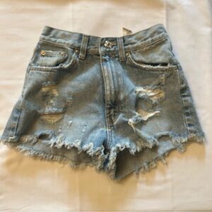 💖2 for $20 - Size 00 Distressed Denim Women Shorts